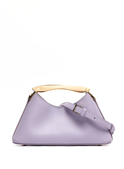 Mini Boomerang Leather Lilac