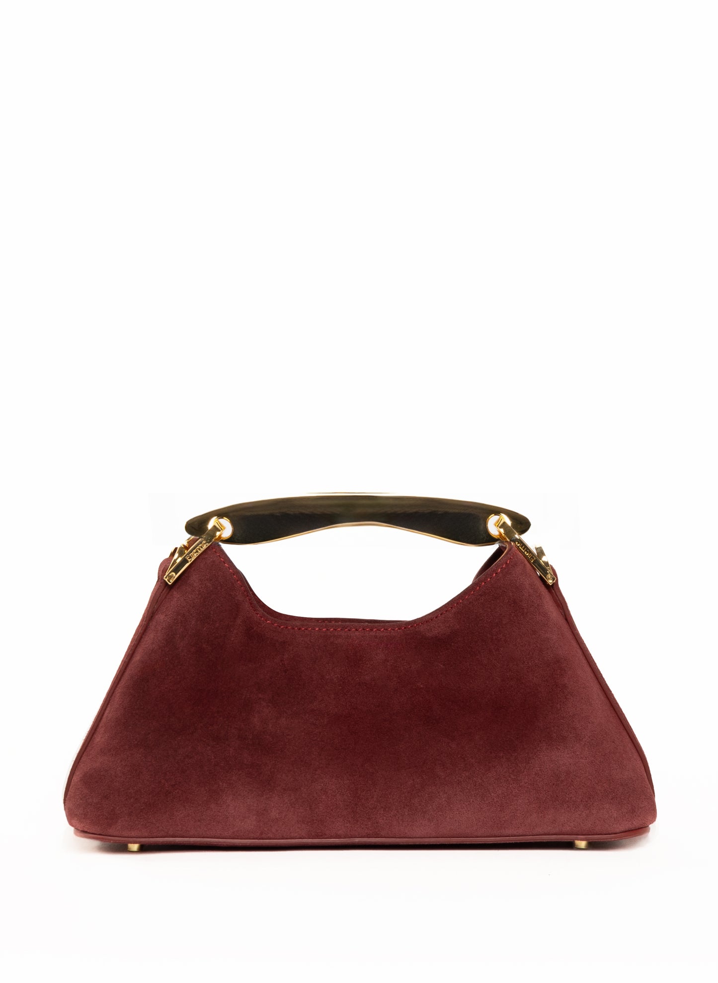 Mini Boomerang Suede Burgundy