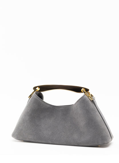 Mini Boomerang Suede Grey
