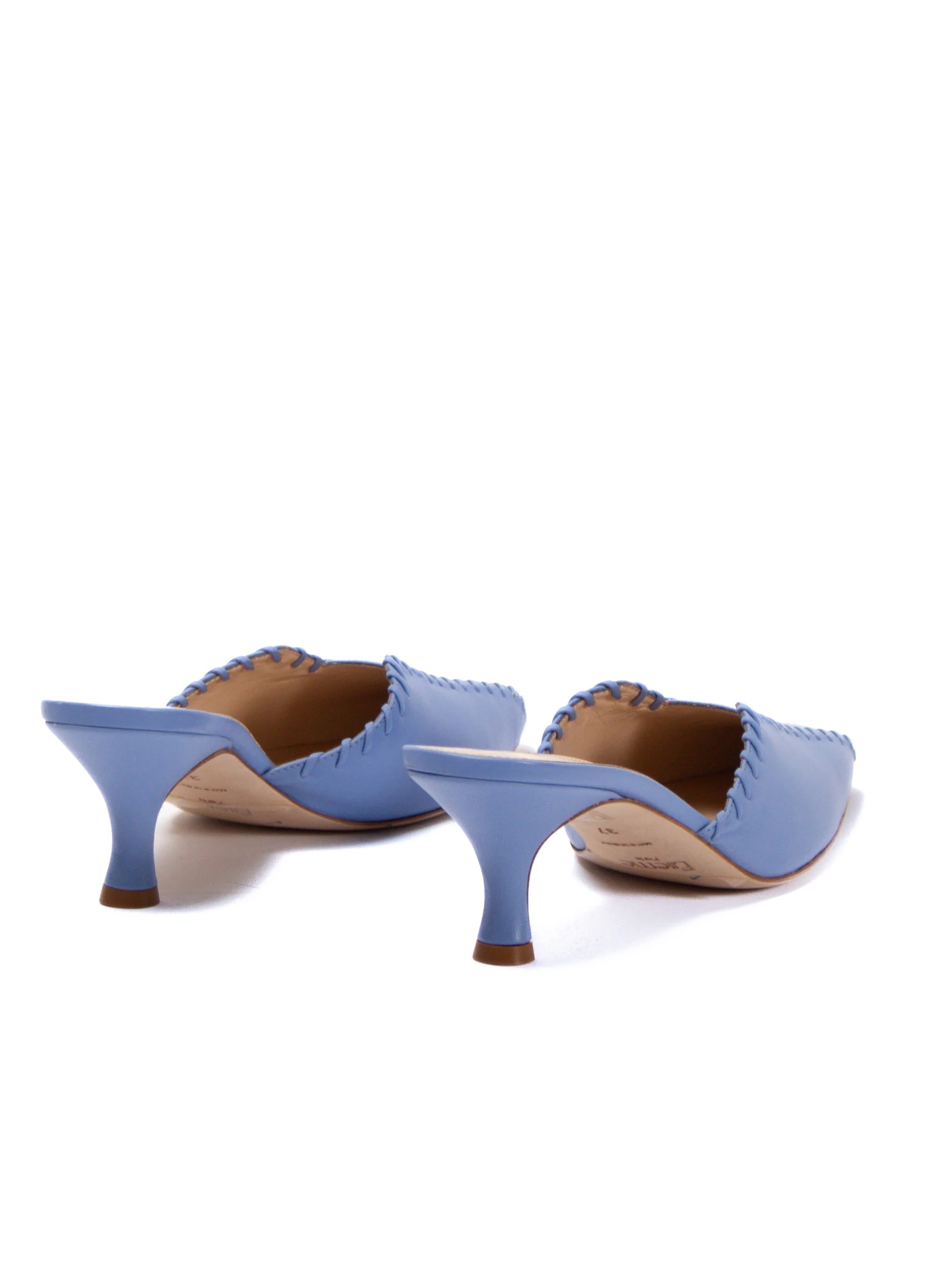 Blue on sale mules shoes