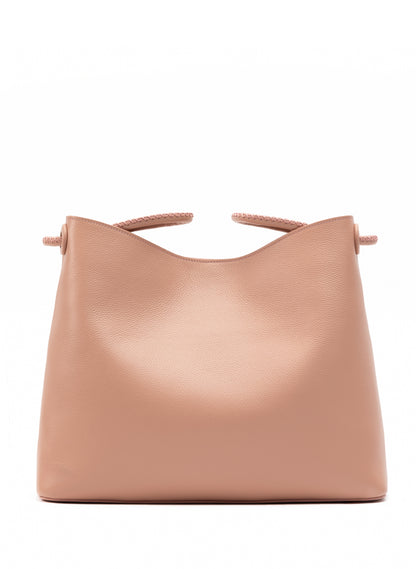 New Vosges Pebbled Leather Dust Pink