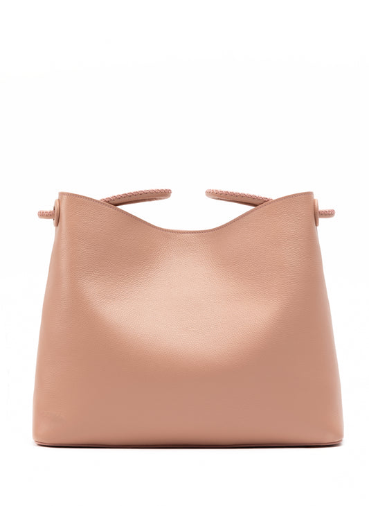 New Vosges Pebbled Leather Dust Pink