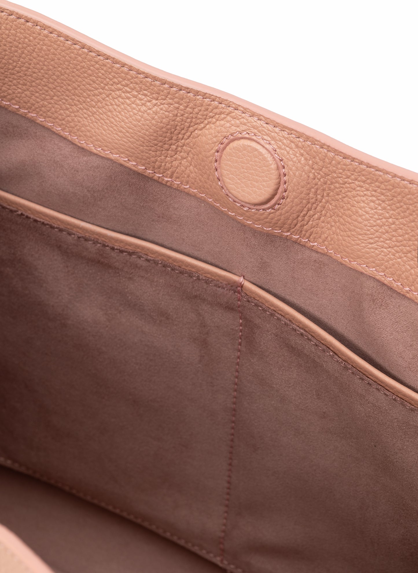 New Vosges Pebbled Leather Dust Pink