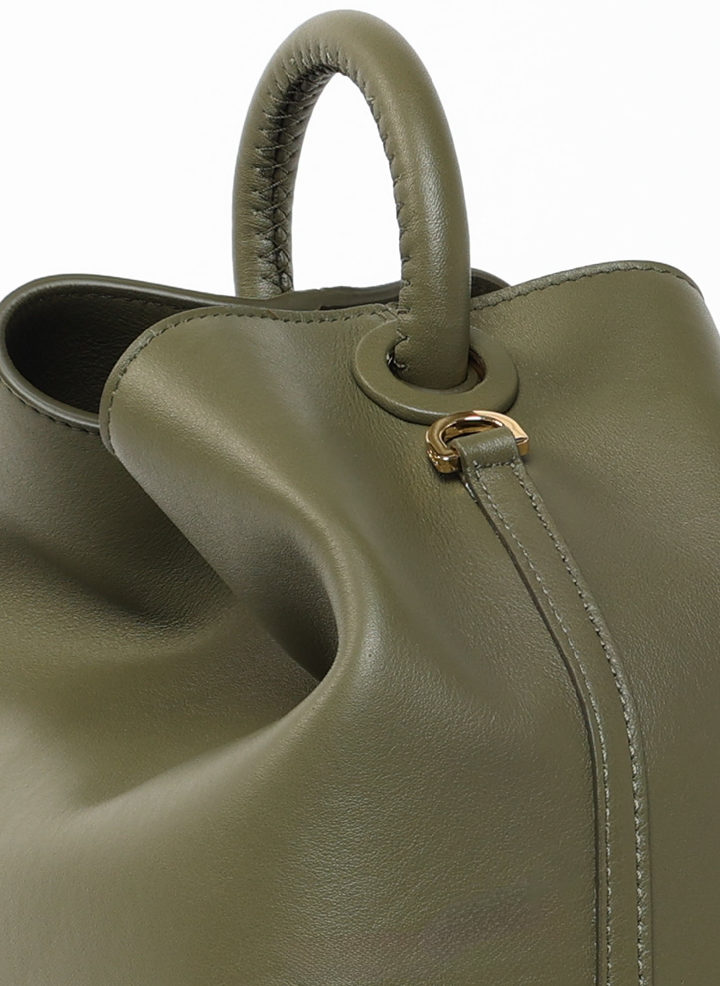 Raisin Leather Khaki Green