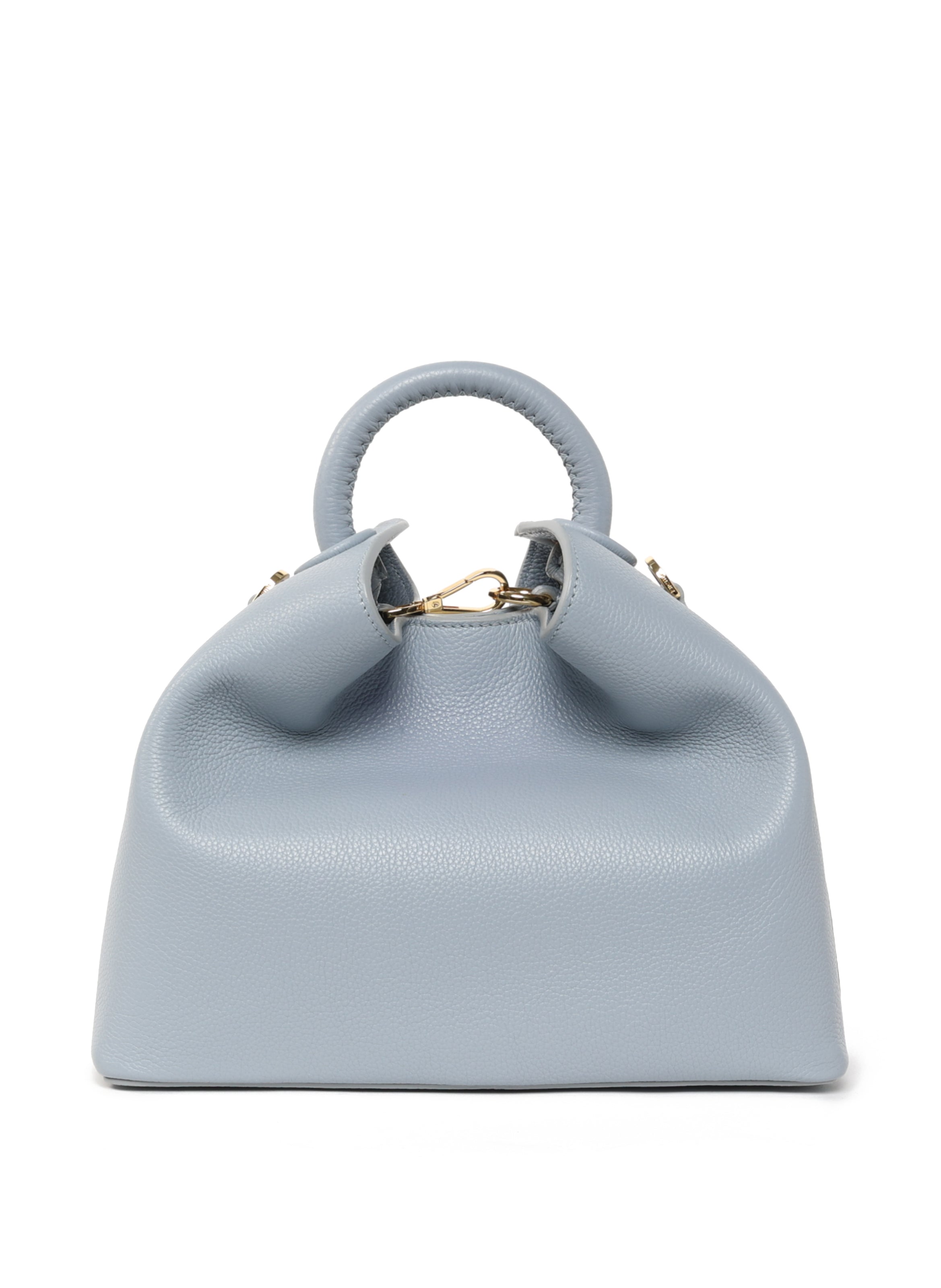 Raisin Pebbled Leather Grey Blue – Elleme