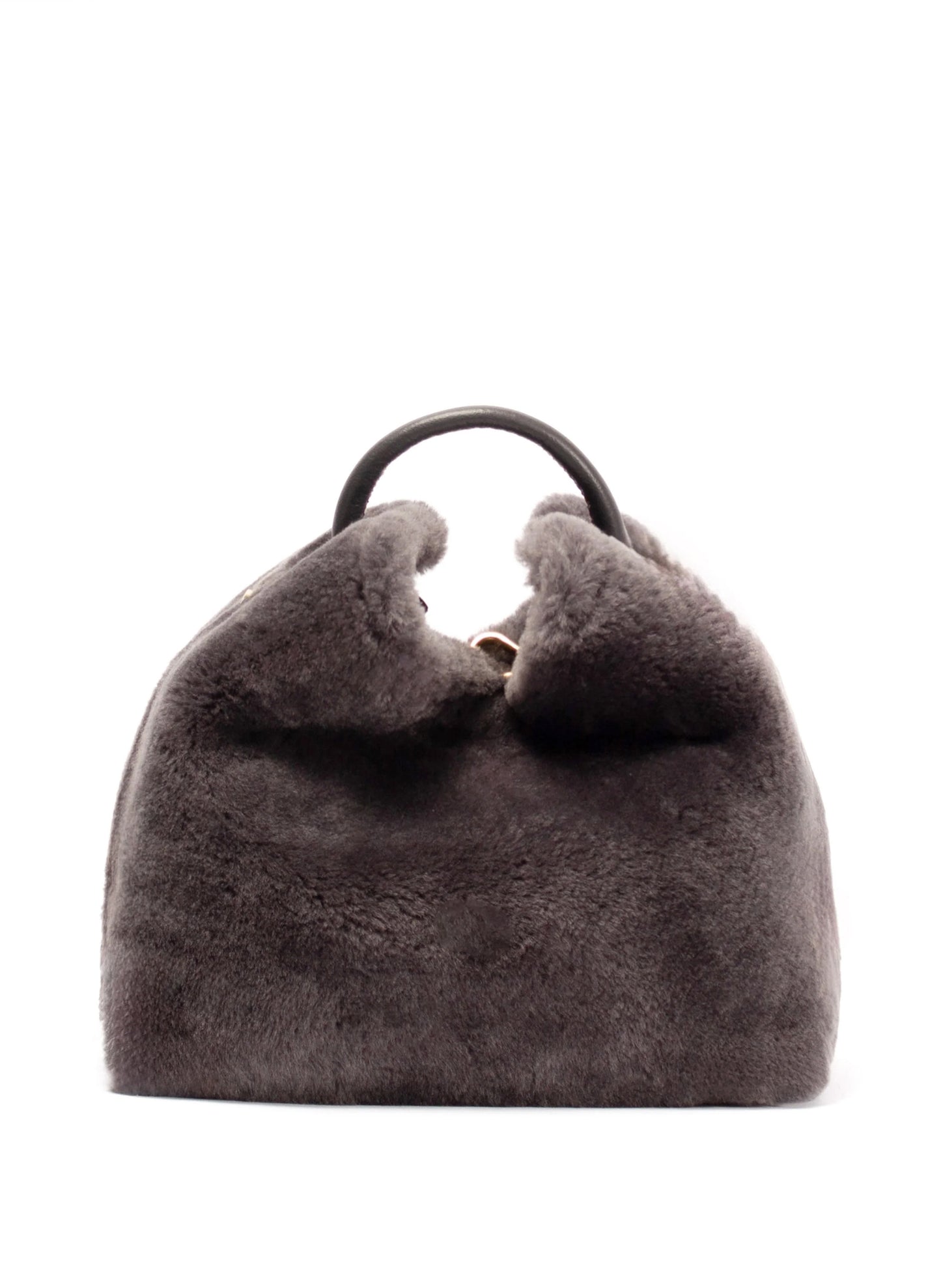 Raisin Shearling Montone Ardesia