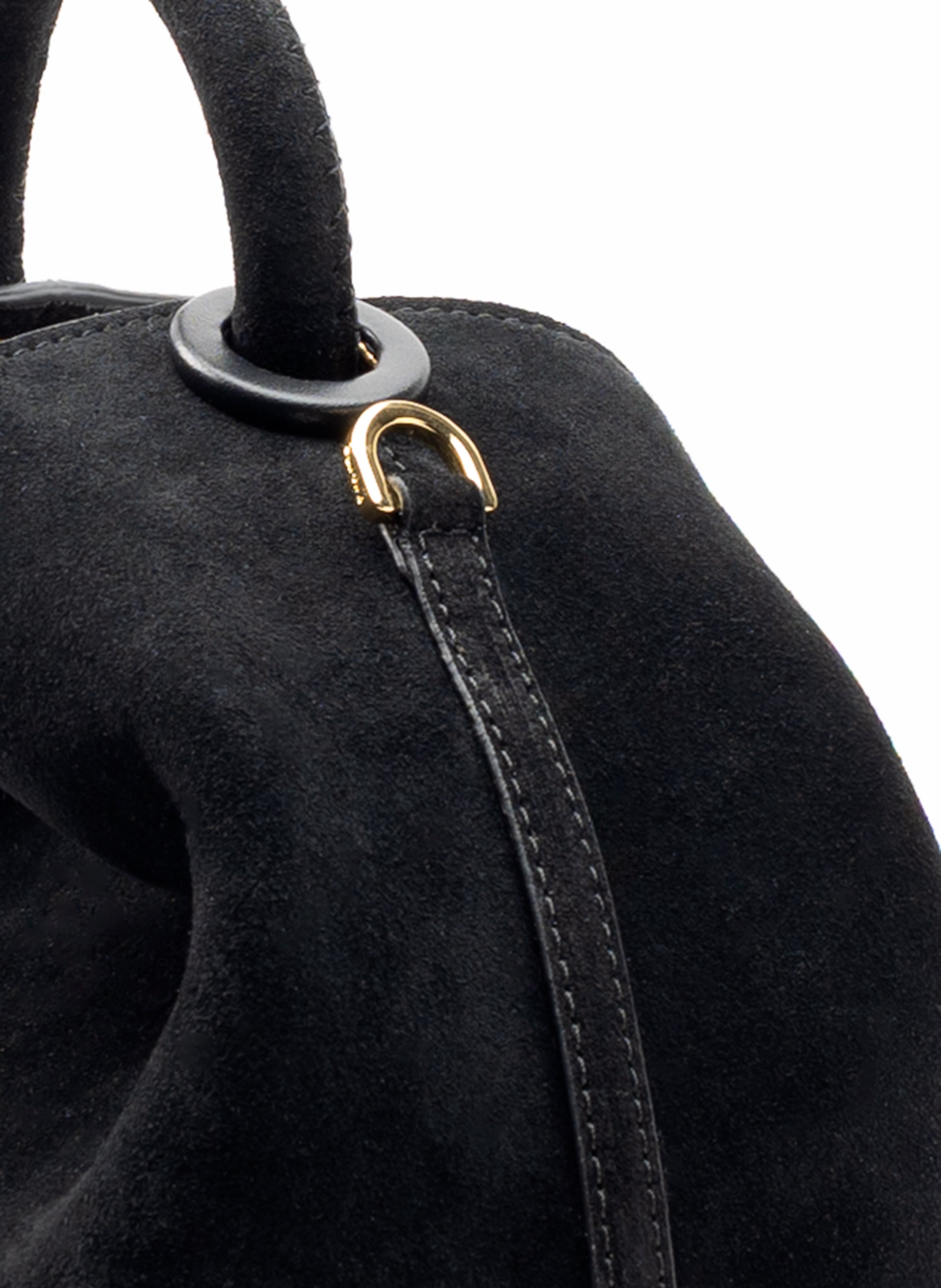 【新品】elleme エレメ バッグ パイソン柄 黒 RAISIN Raisin Suede Black - Handbags for Women - Elleme