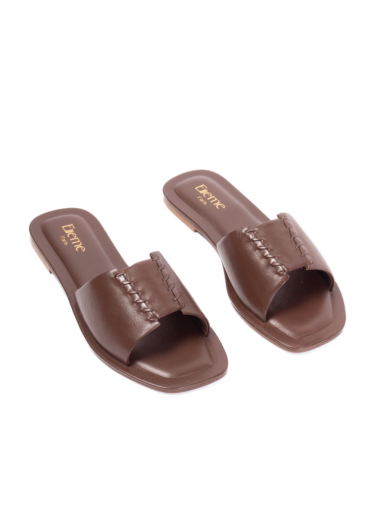 Sandal Stitch Marron Foncé