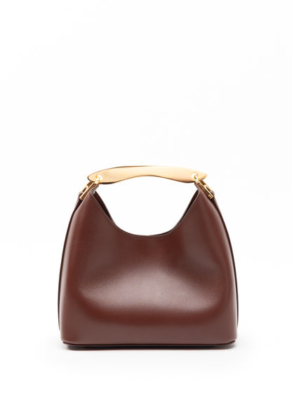 Small Boomerang Leather Russet