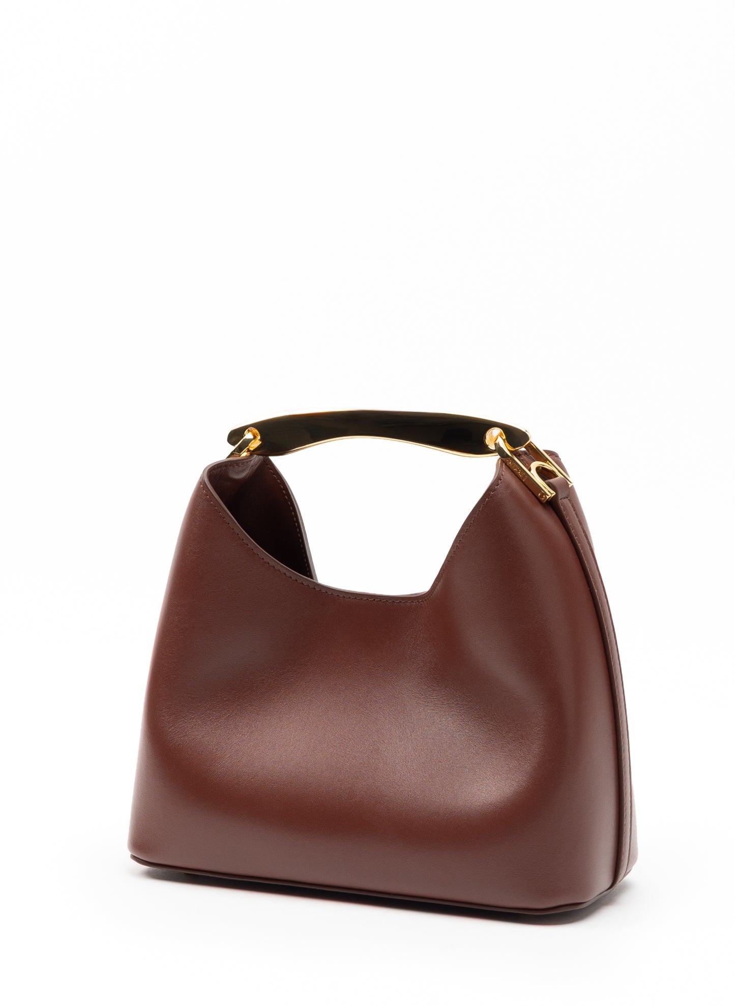 Small Boomerang Leather Russet