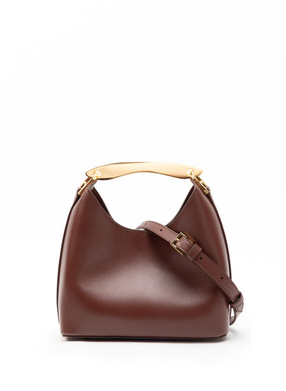 Small Boomerang Leather Russet