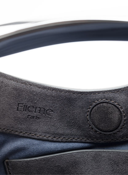 Small Boomerang Suede Grey - Silver