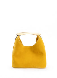 Small Boomerang Suede Mustard