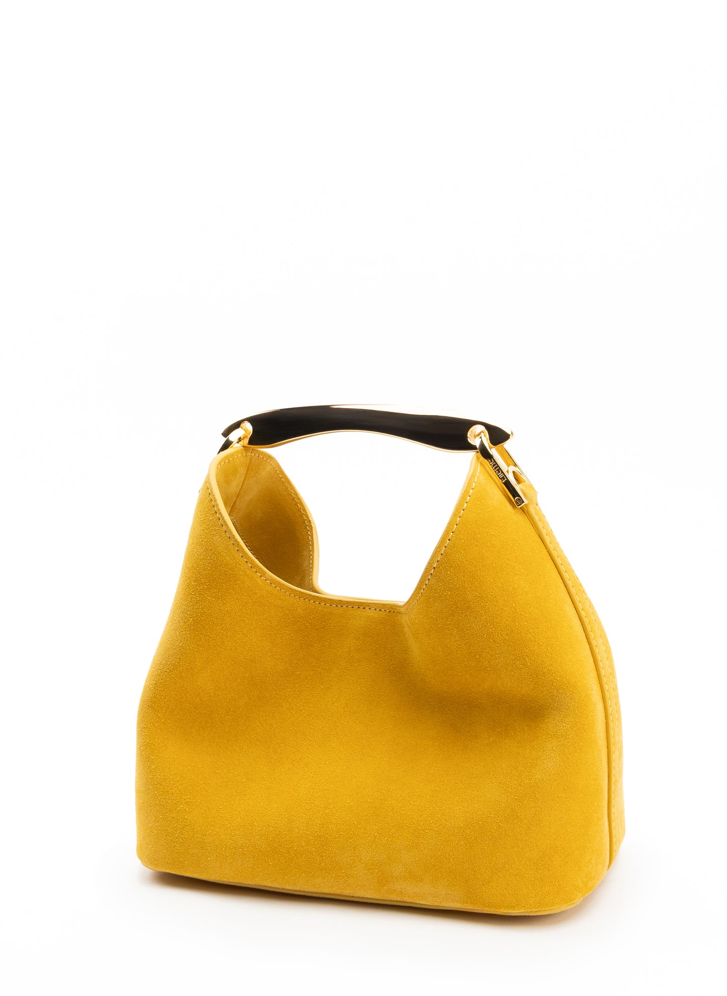 Small Boomerang Suede Mustard