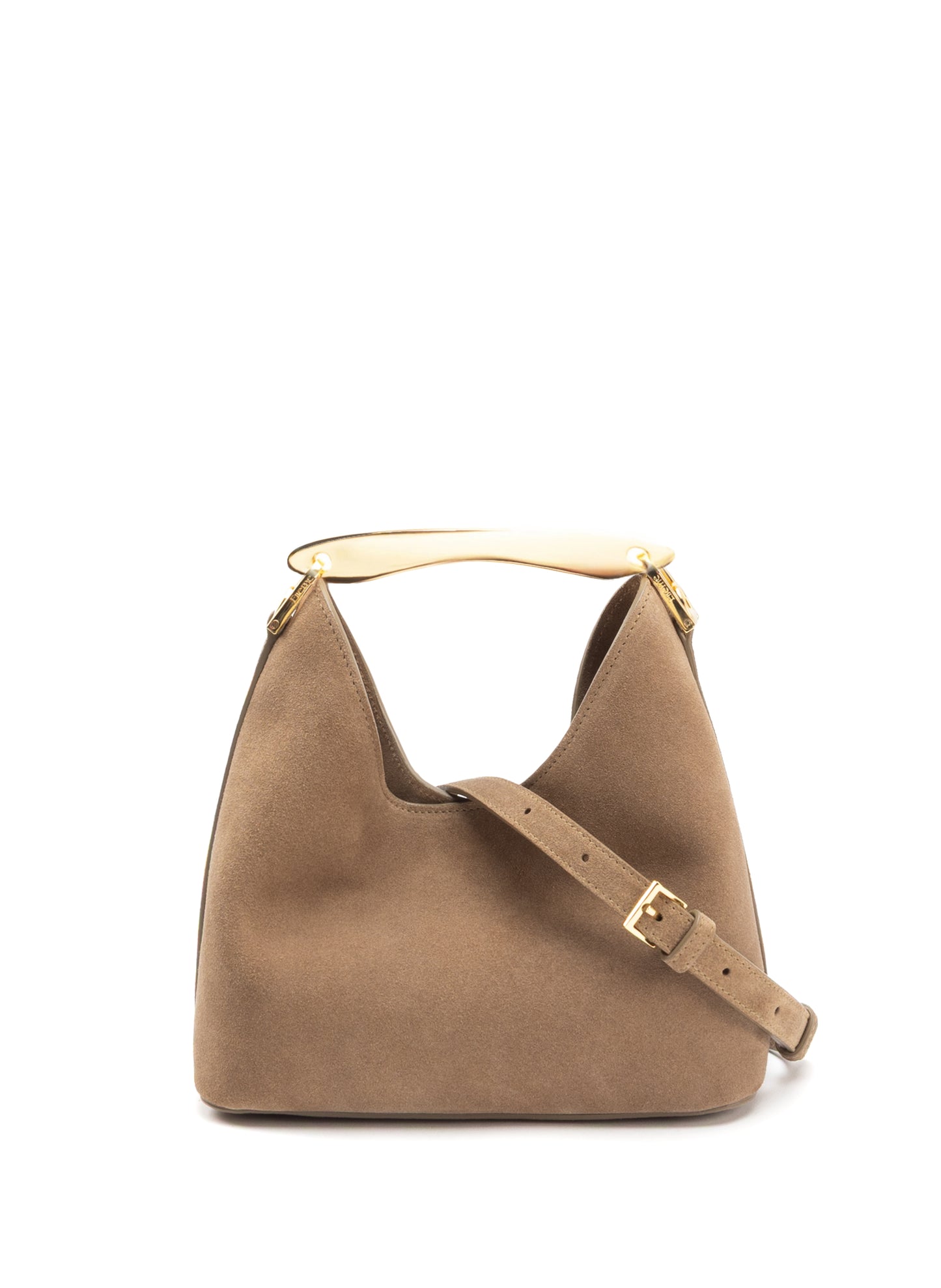 Small Boomerang Suede Tan