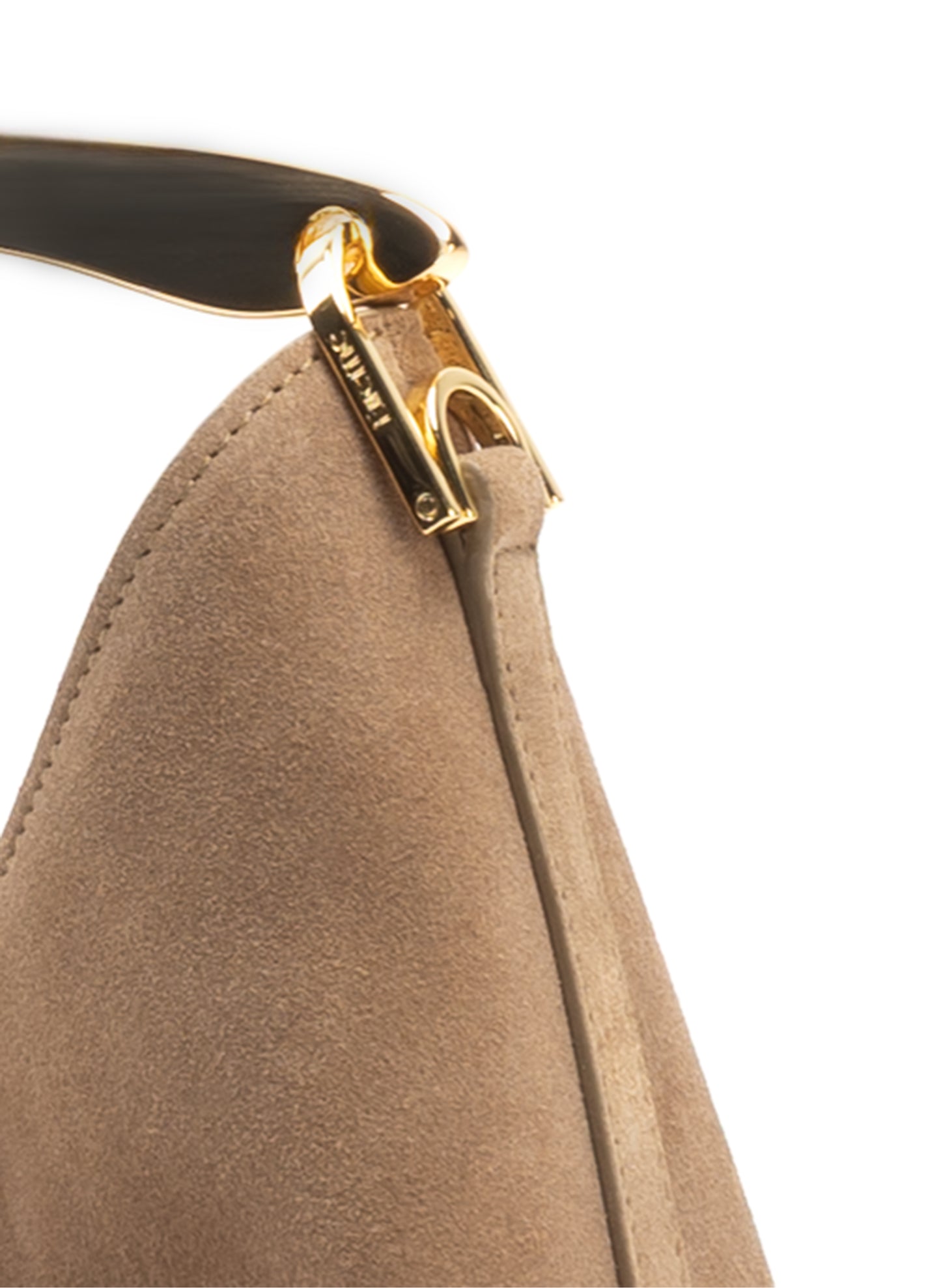 Small Boomerang Suede Tan