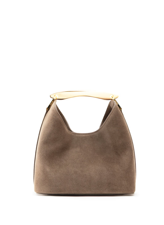 Small Boomerang Suede Taupe