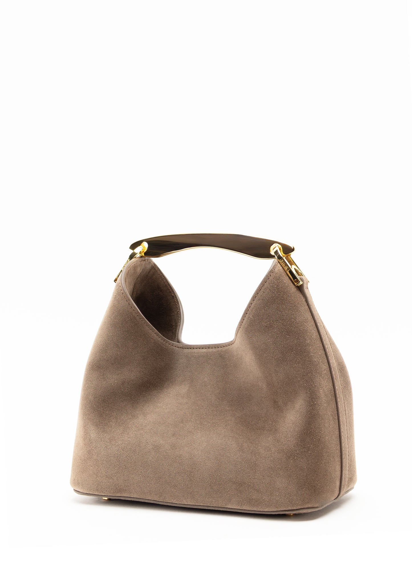 Small Boomerang Suede Taupe