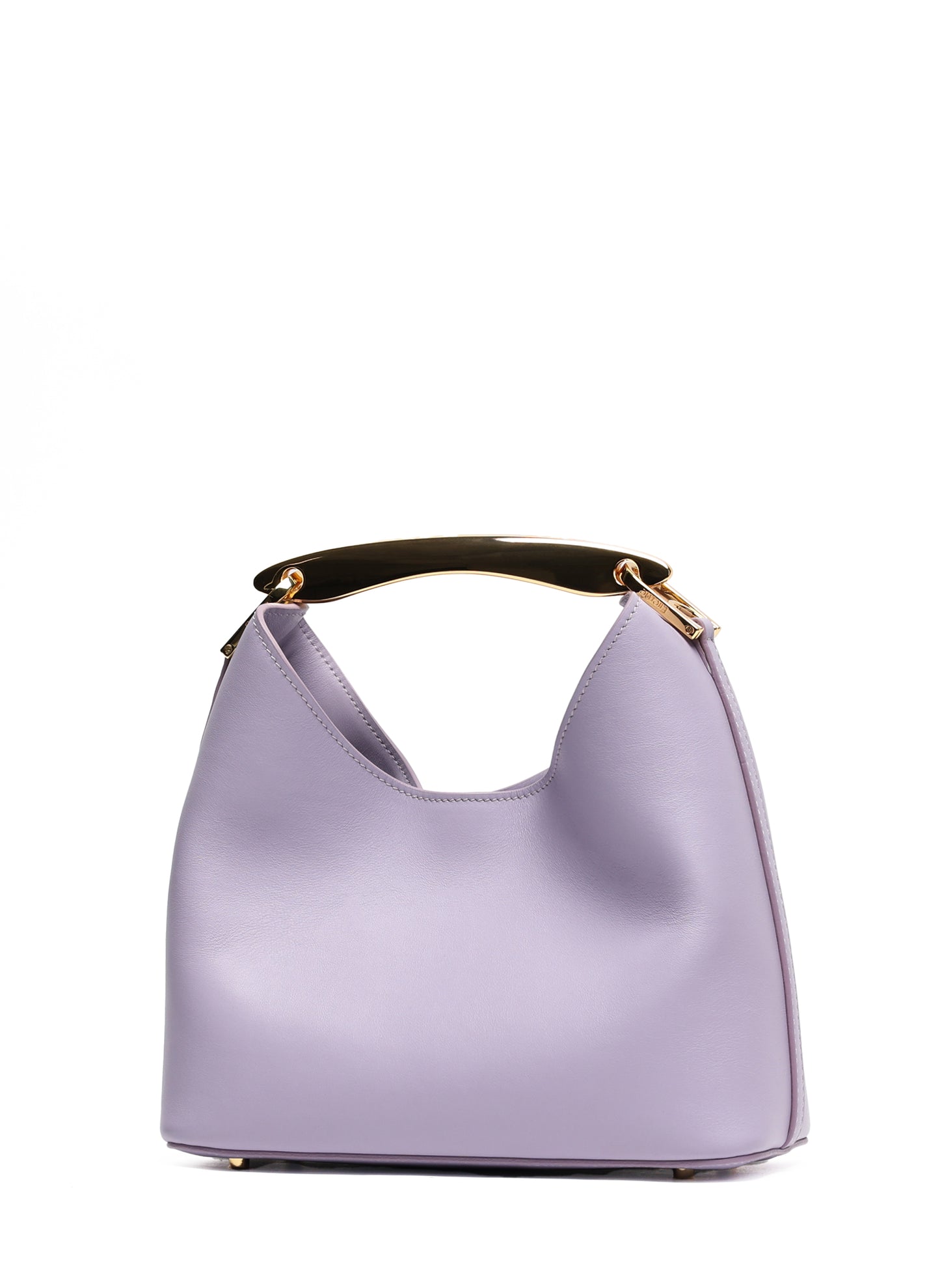 Petit Boomerang Cuir Lilas