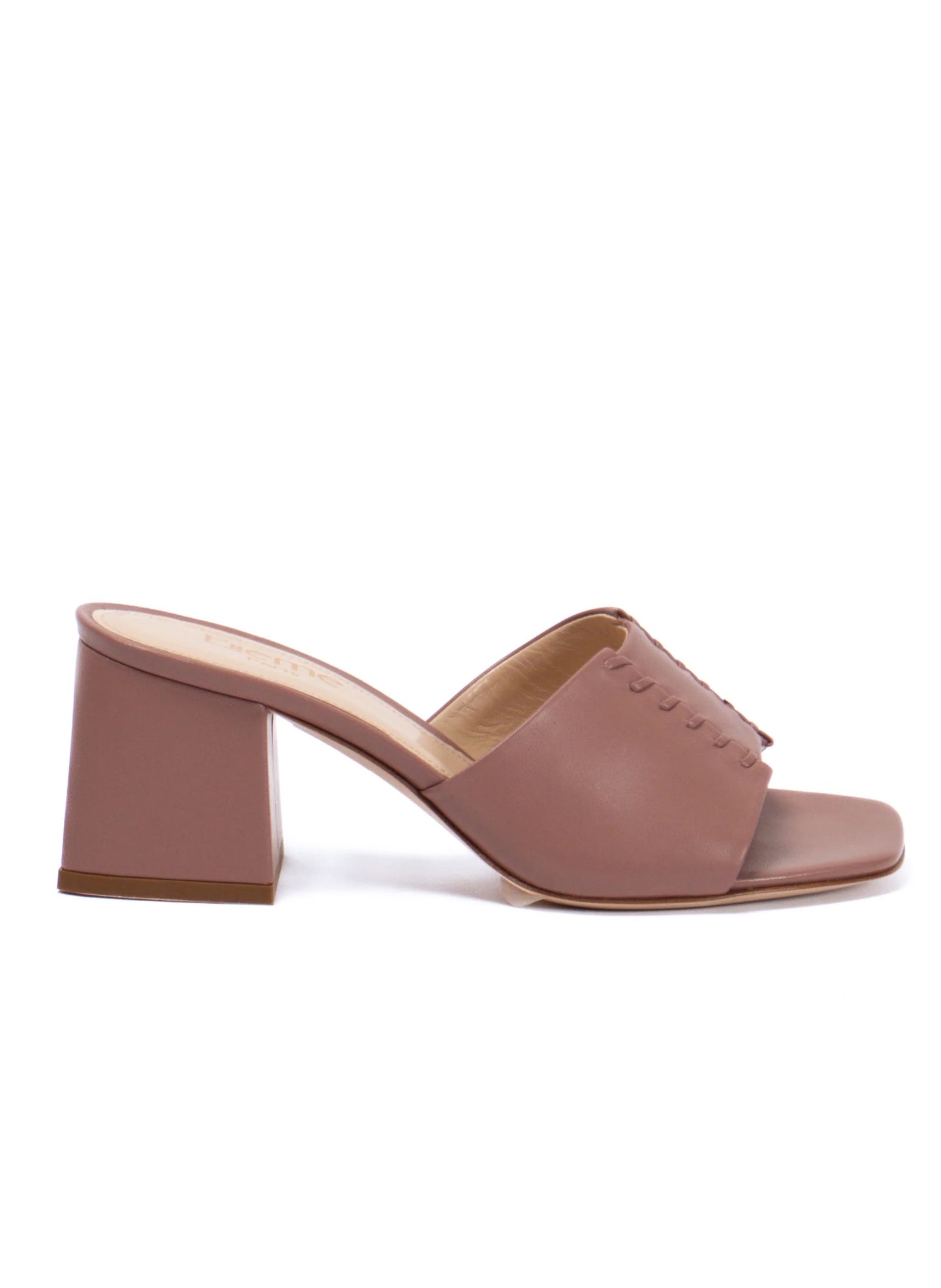 Stitch Block Heel Cannelle