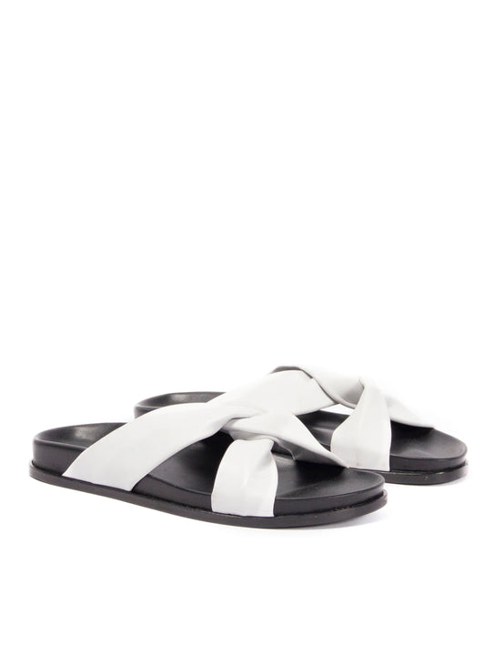 Tresse Sandal Black/White