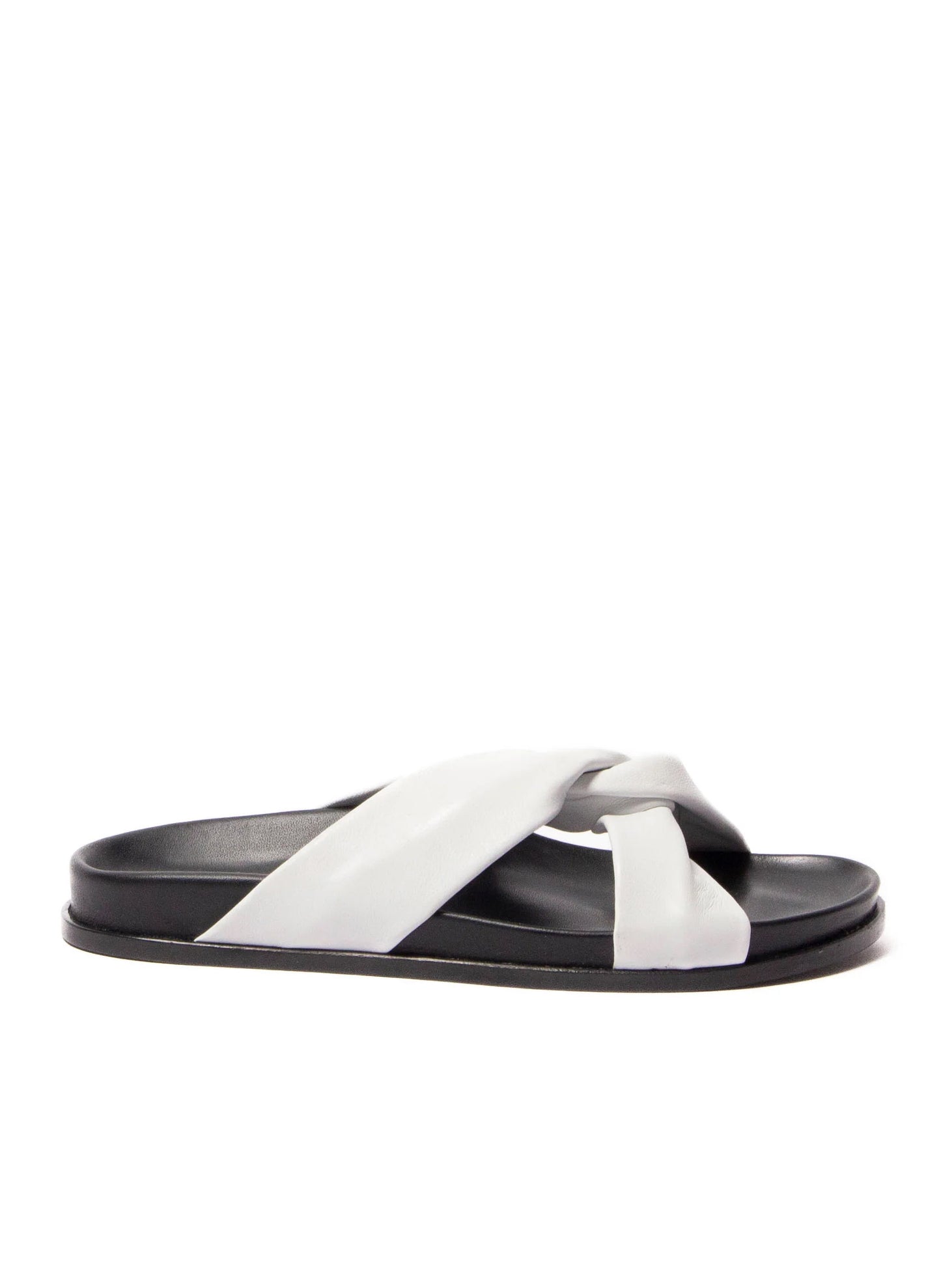 Tresse Sandal Noir/Blanc