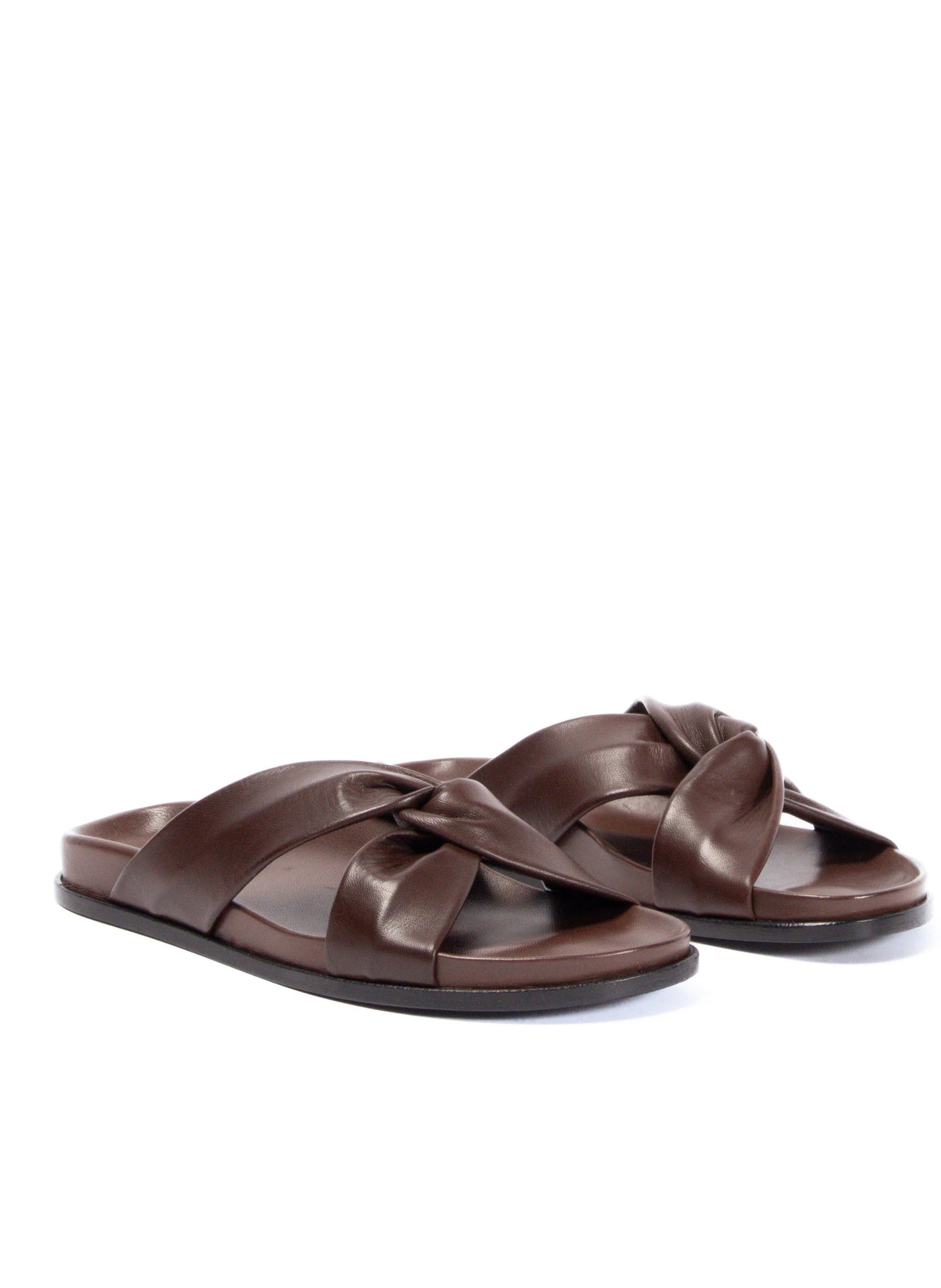 Tresse Sandal Marron foncé