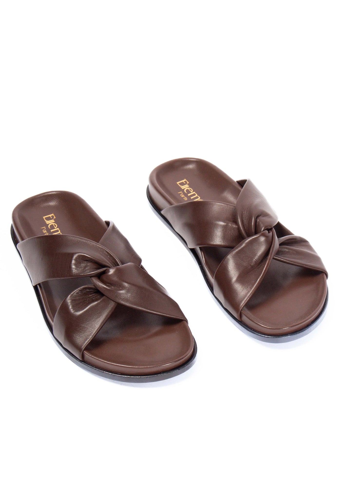 Tresse Sandal Marron foncé