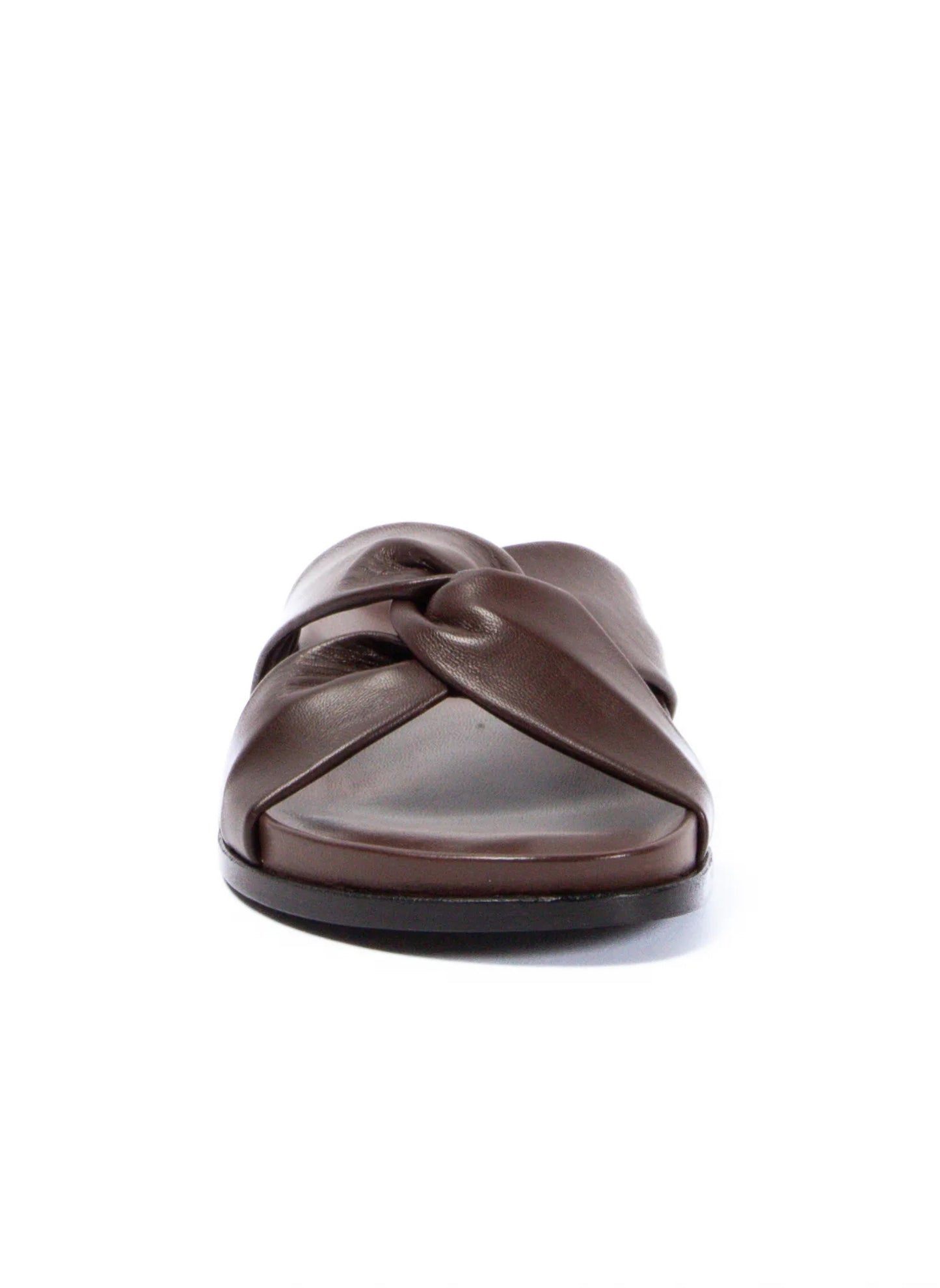 Tresse Sandal Marron foncé