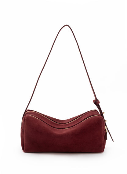 Trousse Suede Burgundy