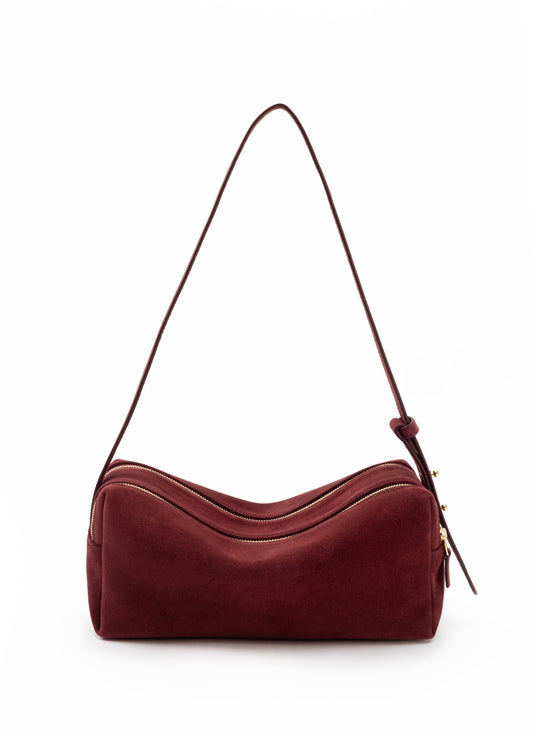 Trousse Suede Burgundy