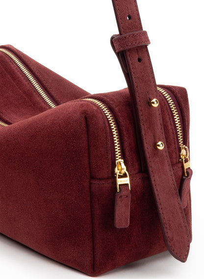Trousse Suede Burgundy