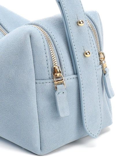 Trousse Suede Light Blue