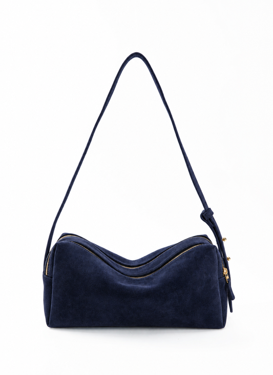 Trousse Suede Midnight Blue