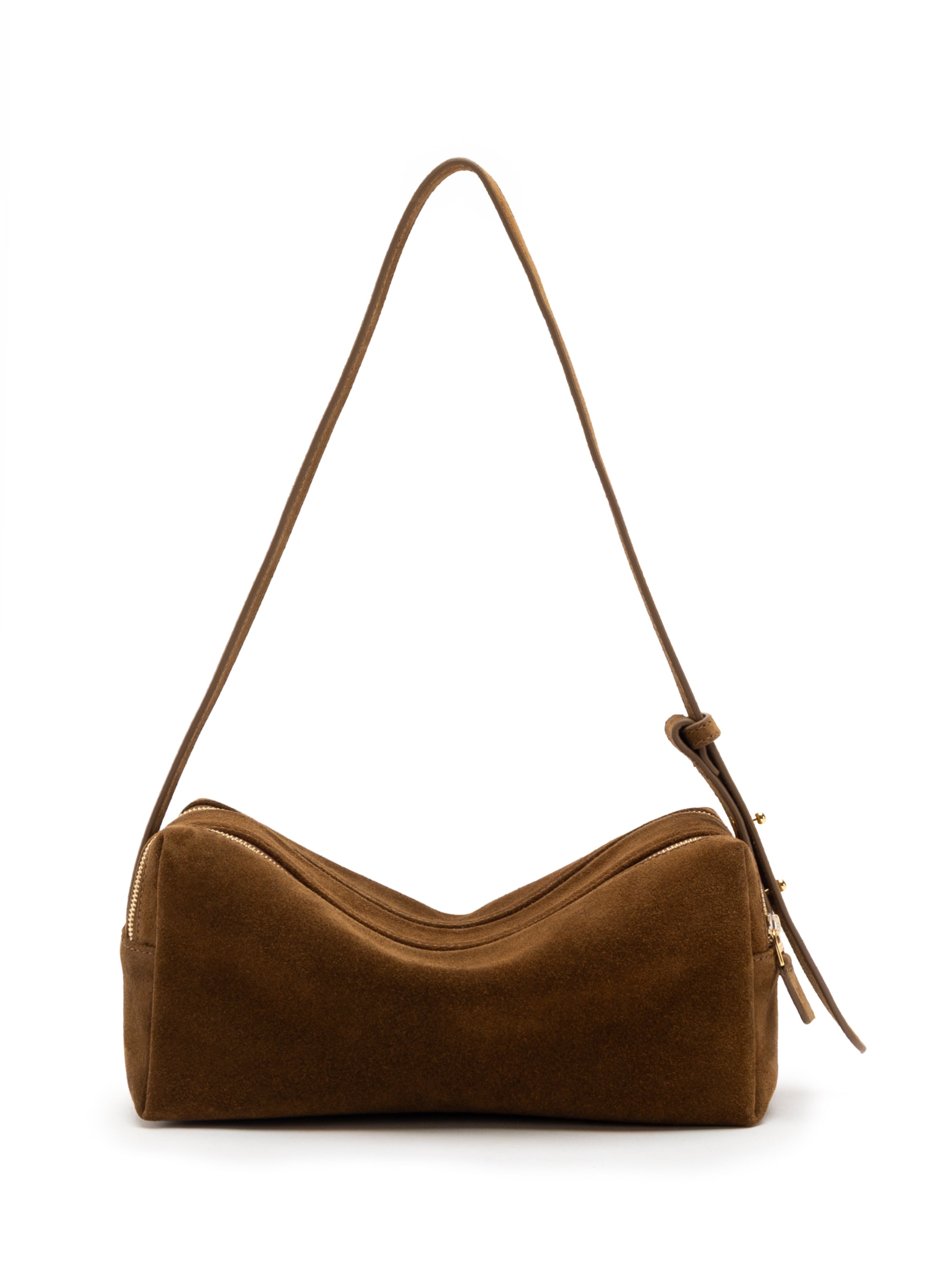 Trousse スエードタバコ - 女性用フレンチバッグ -Elleme