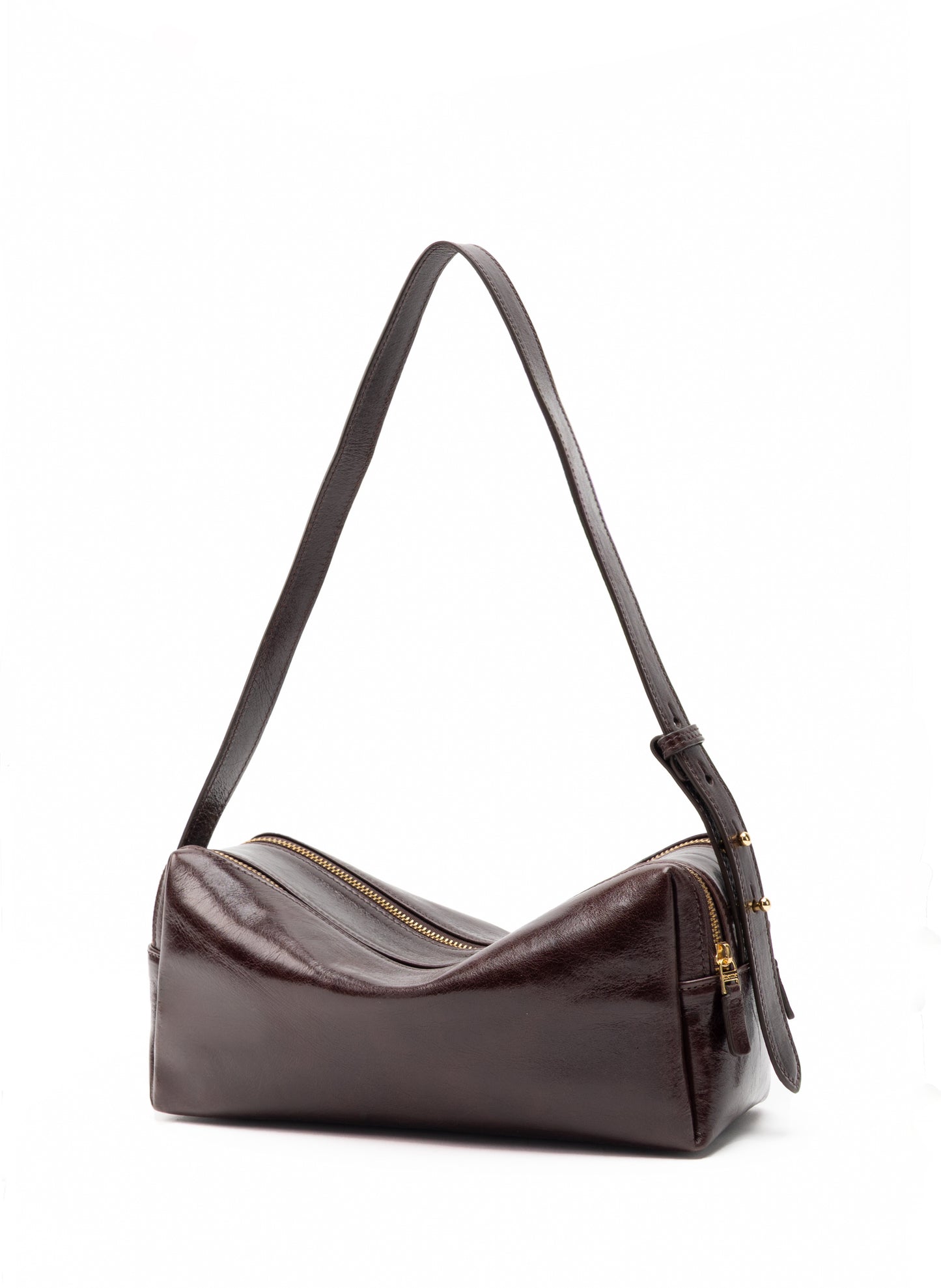 Trousse Vintage Cuir Châtaigne