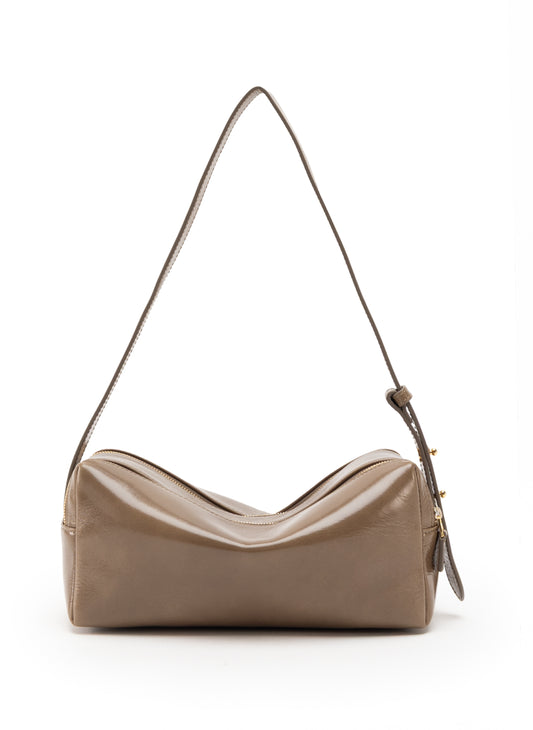 Trousse Vintage Leather Taupe