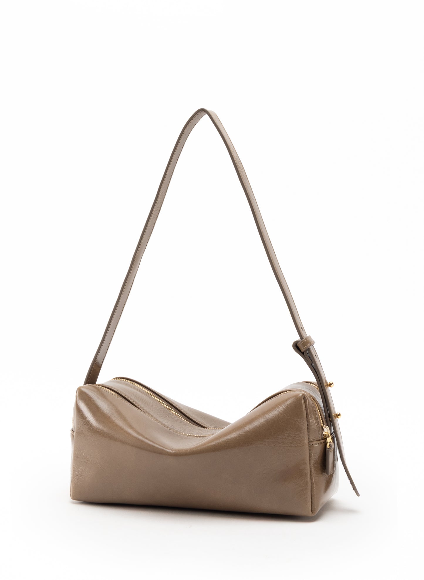 Trousse Vintage Leather Taupe
