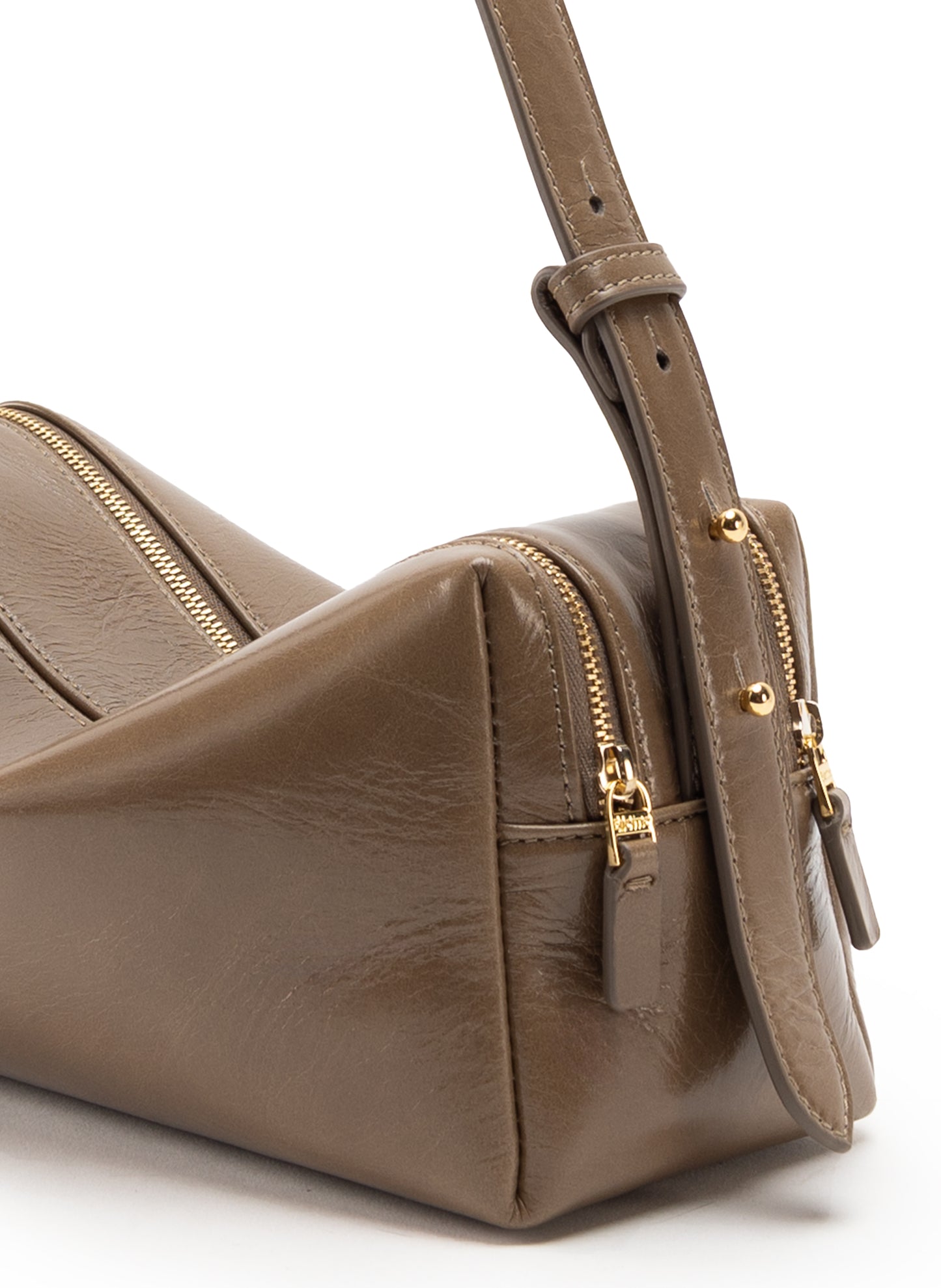 Trousse Vintage Leather Taupe