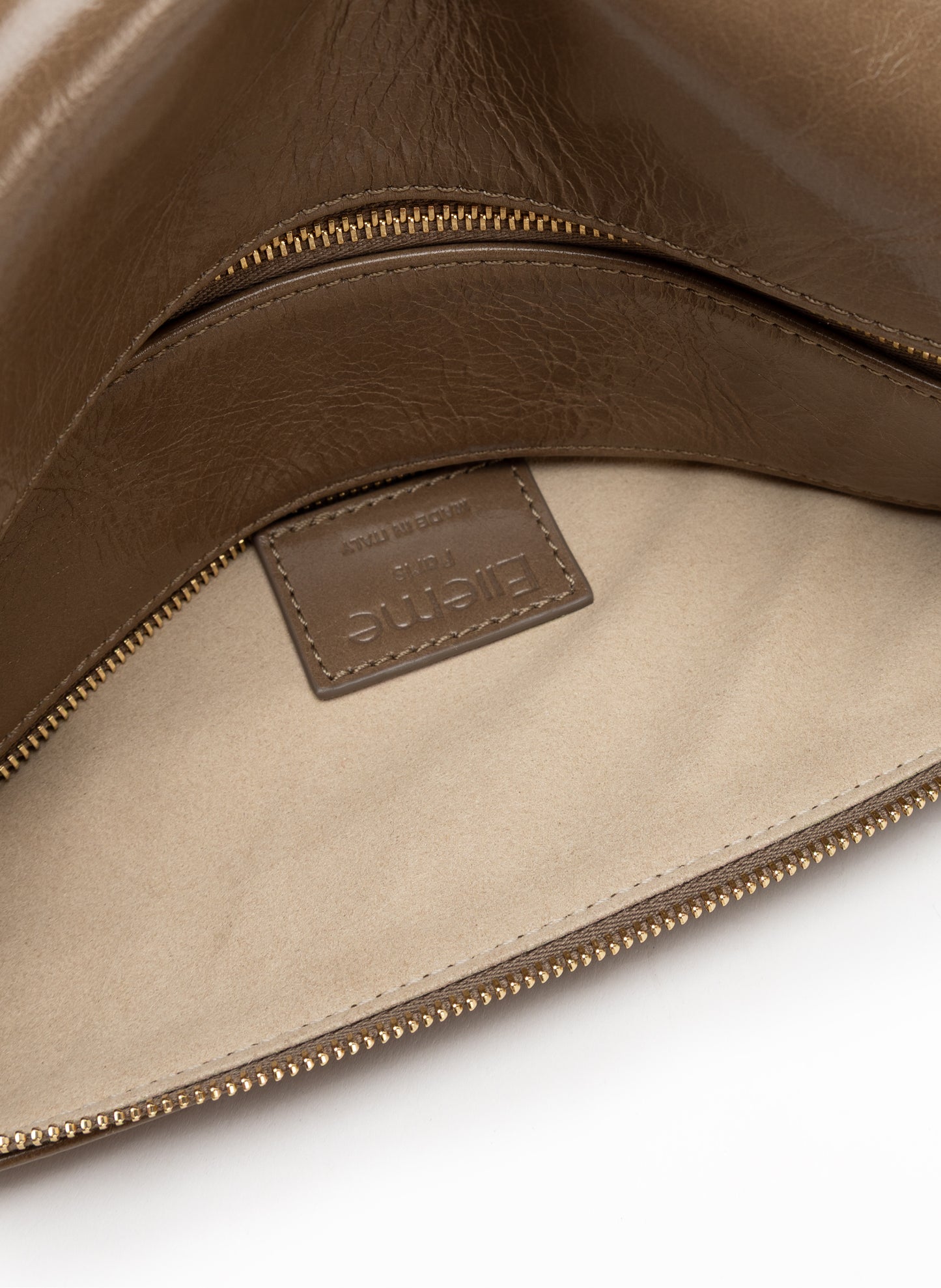 Trousse Vintage Leather Taupe