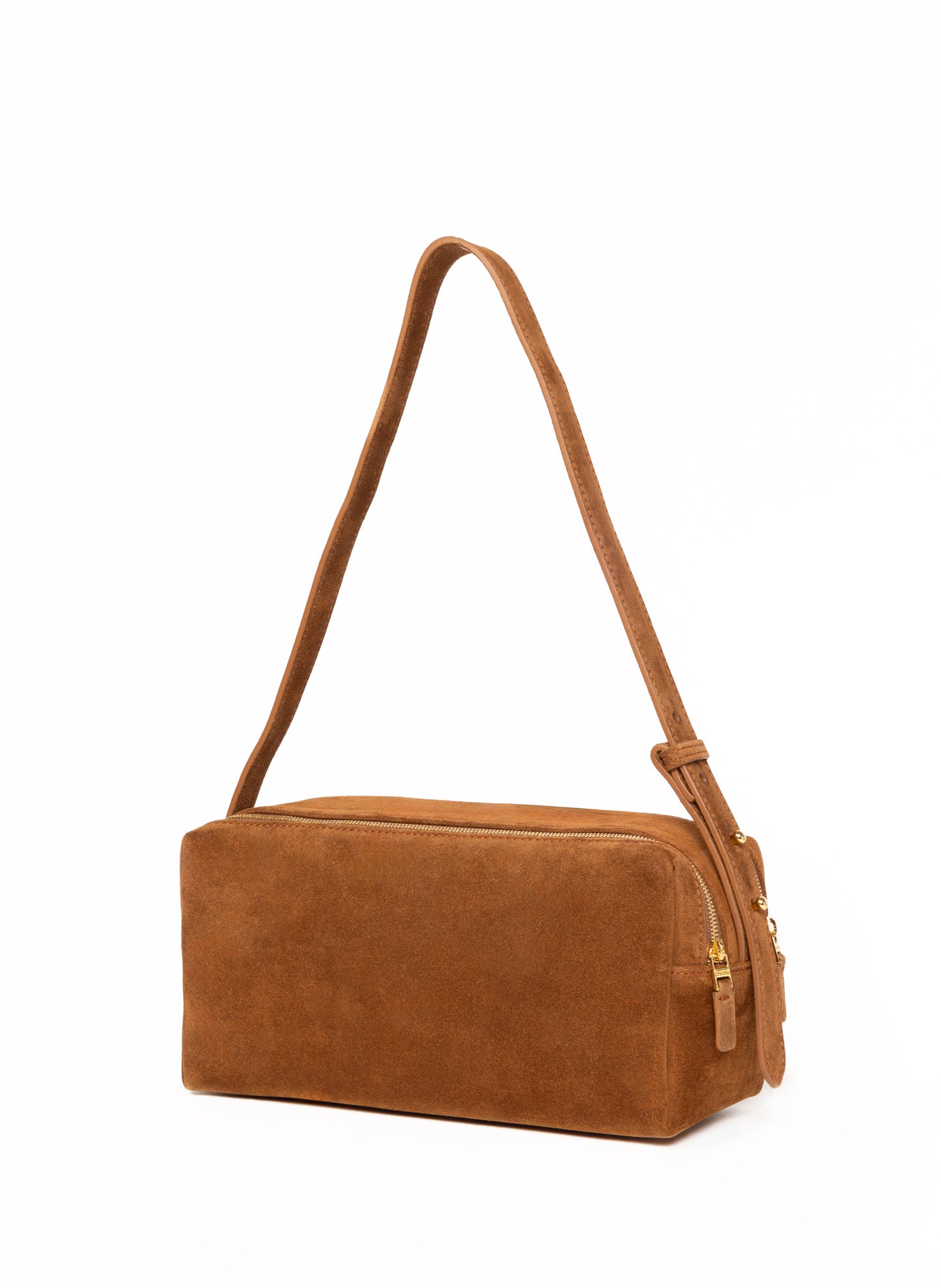 Trousse Suede Cognac