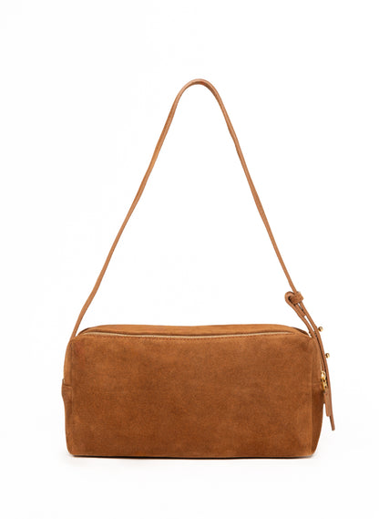 Trousse Wildleder Cognac