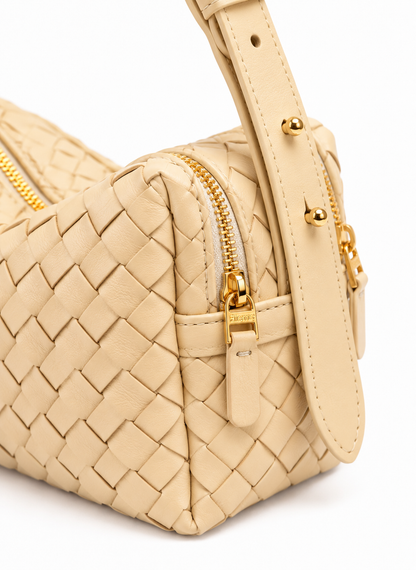 Trousse Woven Leather Butter