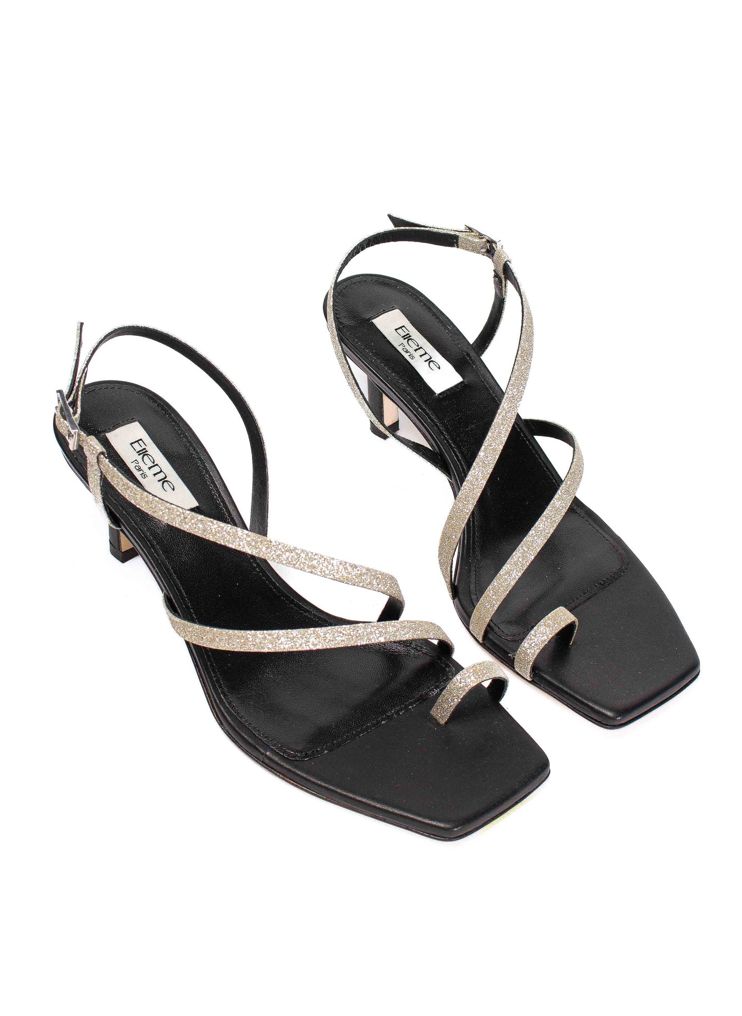 Twist Sandal Sparkle Gold/Black