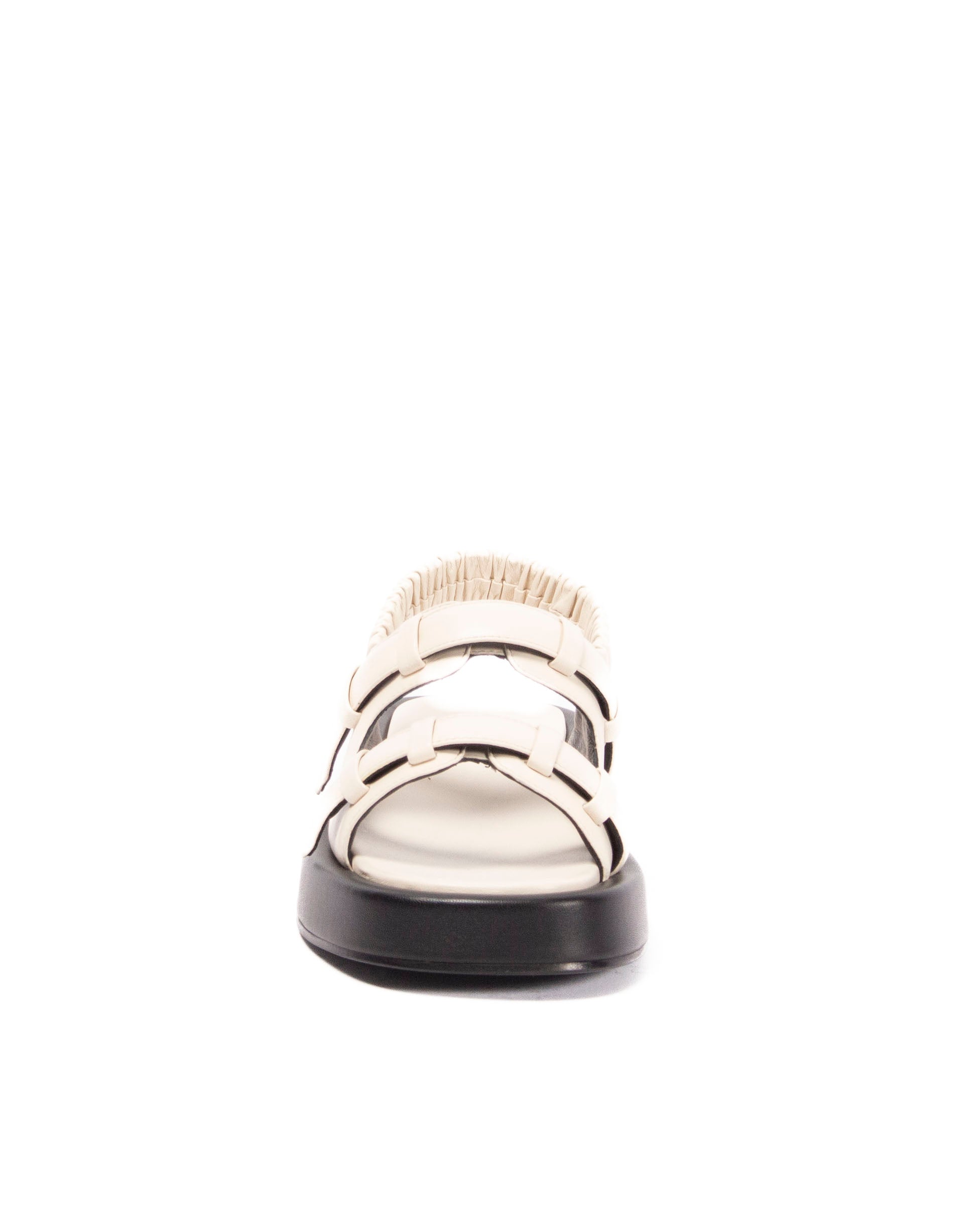 サンダル・ミュール ELLEME Women Sandals LOOP PLATFORM SLINGBACK LEATHER BLACK b Elleme Loop Platform Leather Slingback Sandals In Black