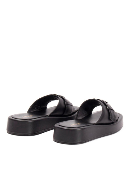 Sandales à Plateforme Loop Noir