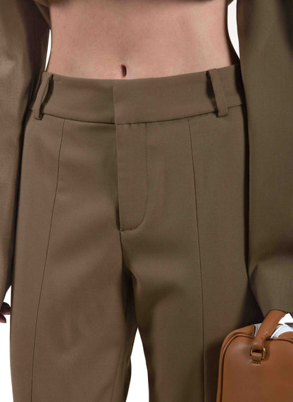 Tailored Trousers Khaki