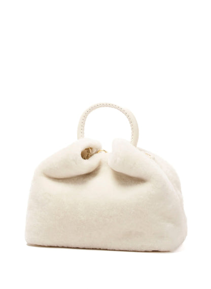 Baozi Shearling Montone Weiß