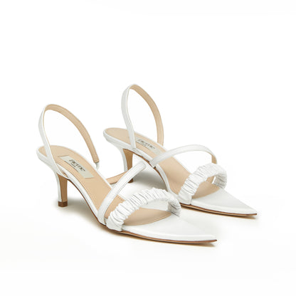 Sandalen mit Riemen Chouchou Weiß