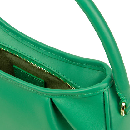 Dimple Leather Emerald